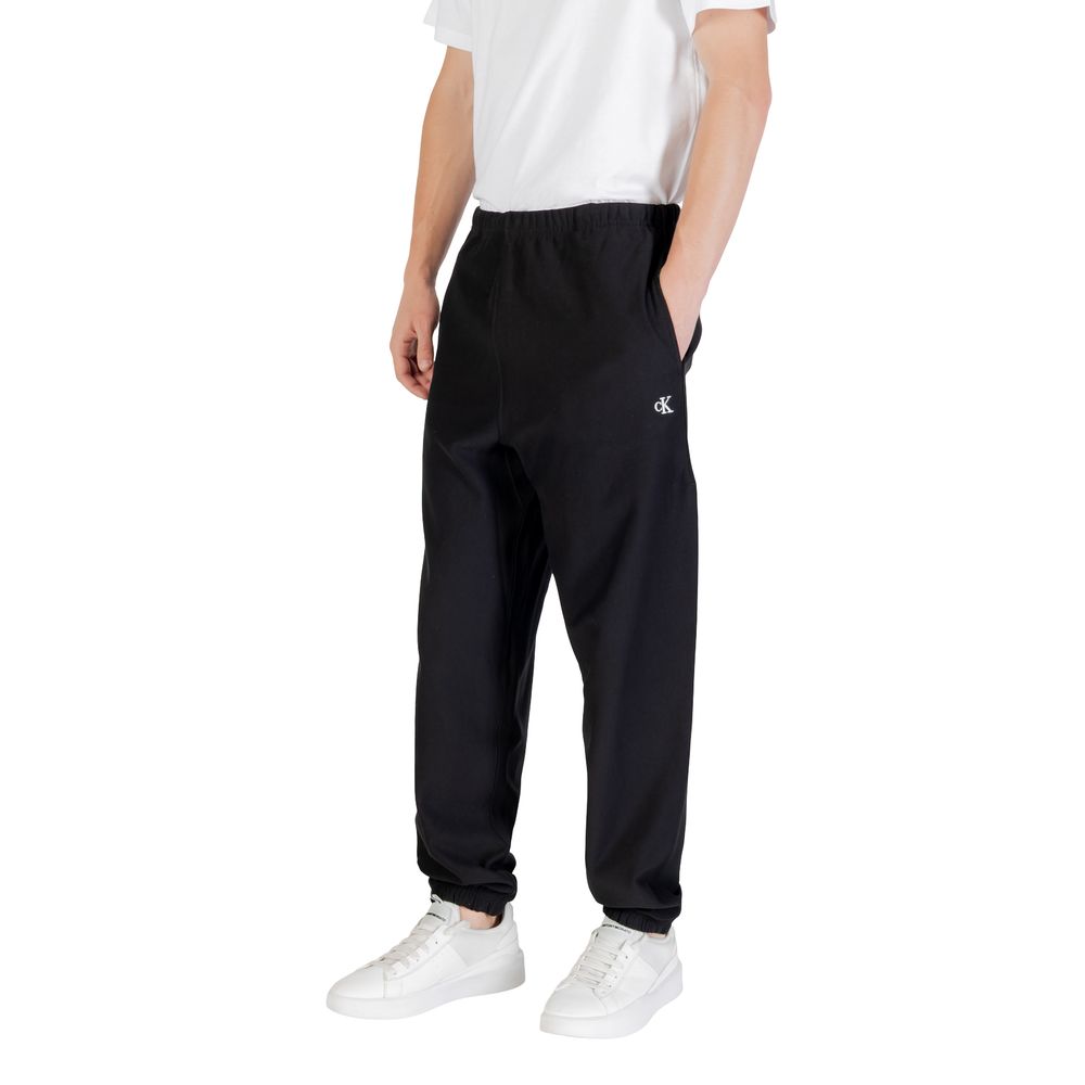 Calvin Klein Jeans Schwarze Baumwoll-Jogginghose (Trainingshose)