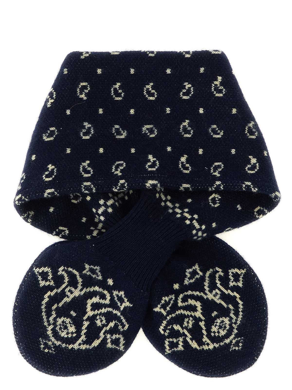 Guest in Residence Blauer Wollfoulard