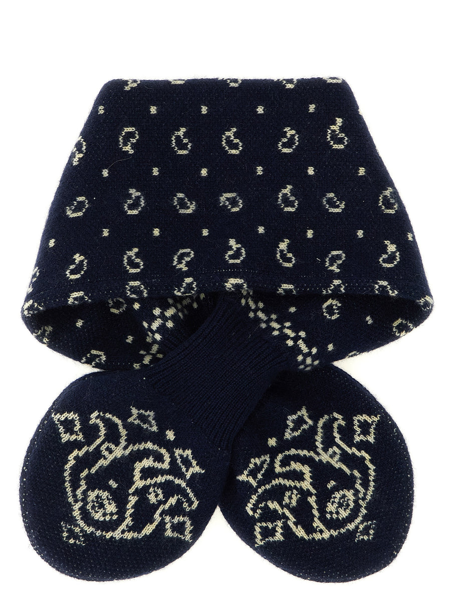 Guest in Residence Blauer Wollfoulard