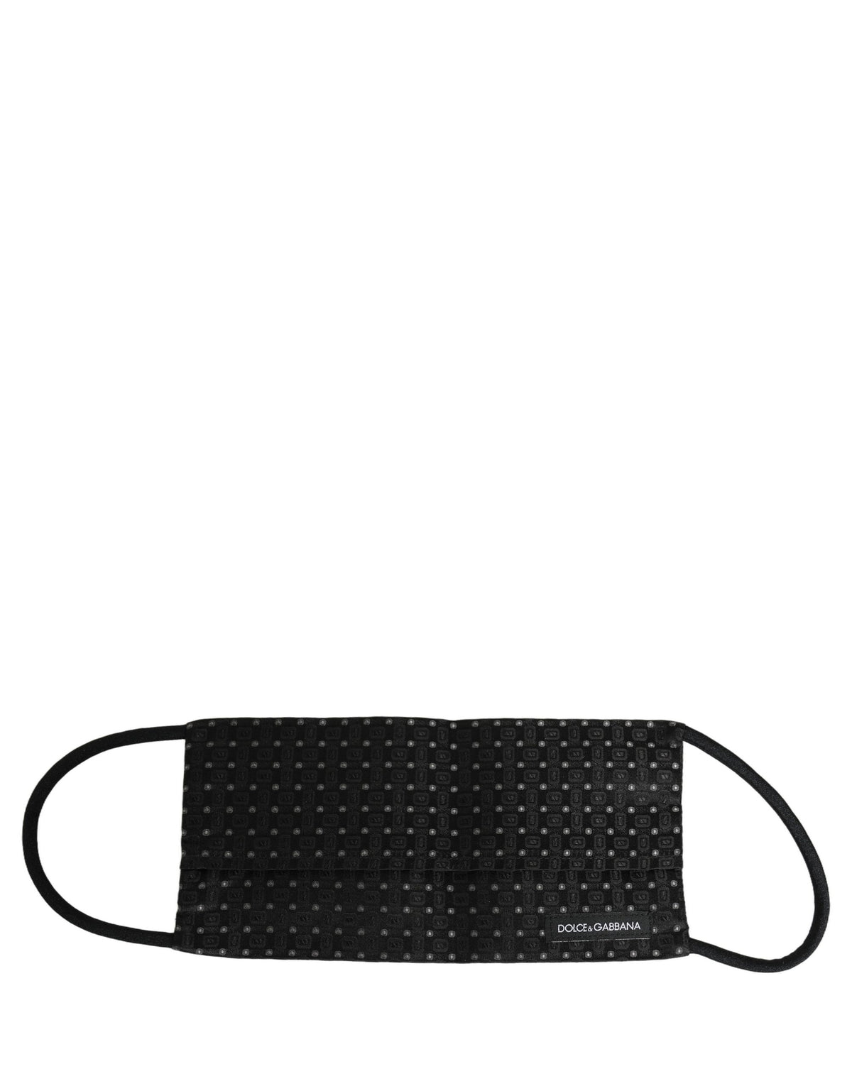 Dolce & Gabbana Gelbe DG CASA Logo-Gesichtsmaske für Herren mit elastischem Ohrband