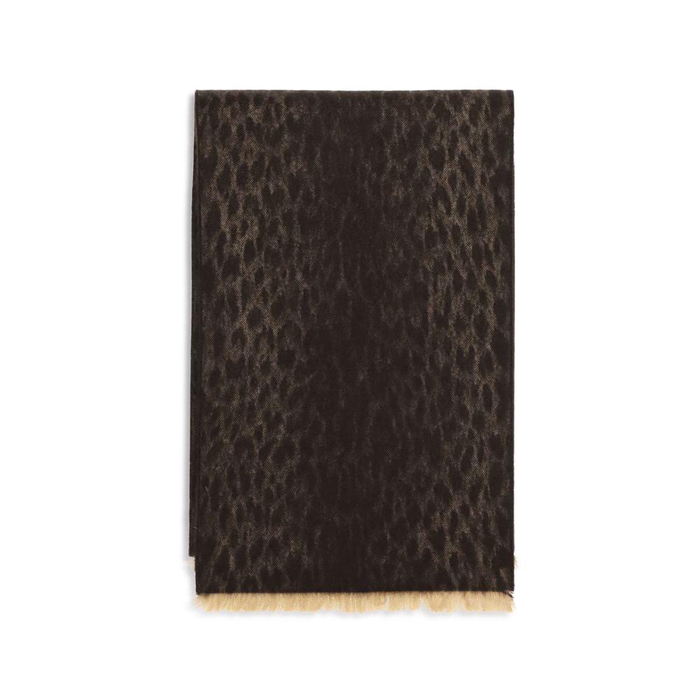 Gucci Brauner Wollschal Oves Aries