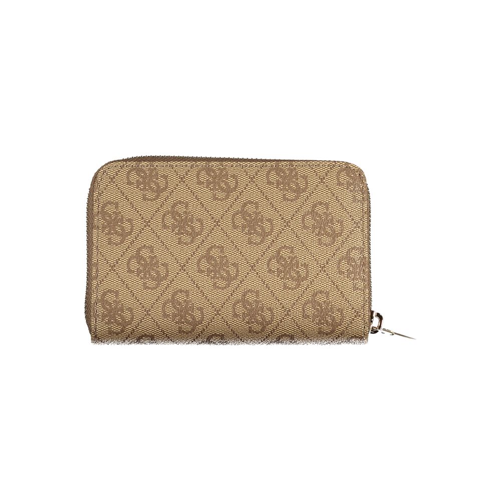 Guess Jeans Beige Polyurethane Damen Geldbörse