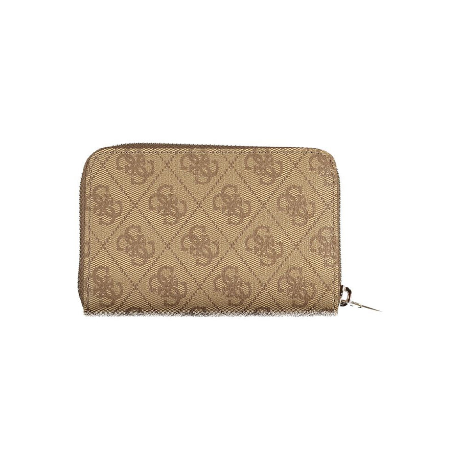 Guess Jeans Beige Polyurethane Damen Geldbörse