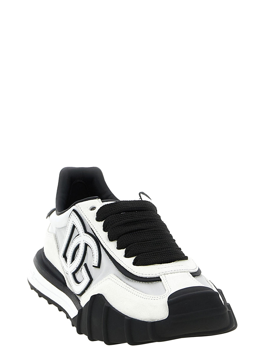 Dolce & Gabbana Zweifarbige Polyamid-Sneaker im Athletic-Stil