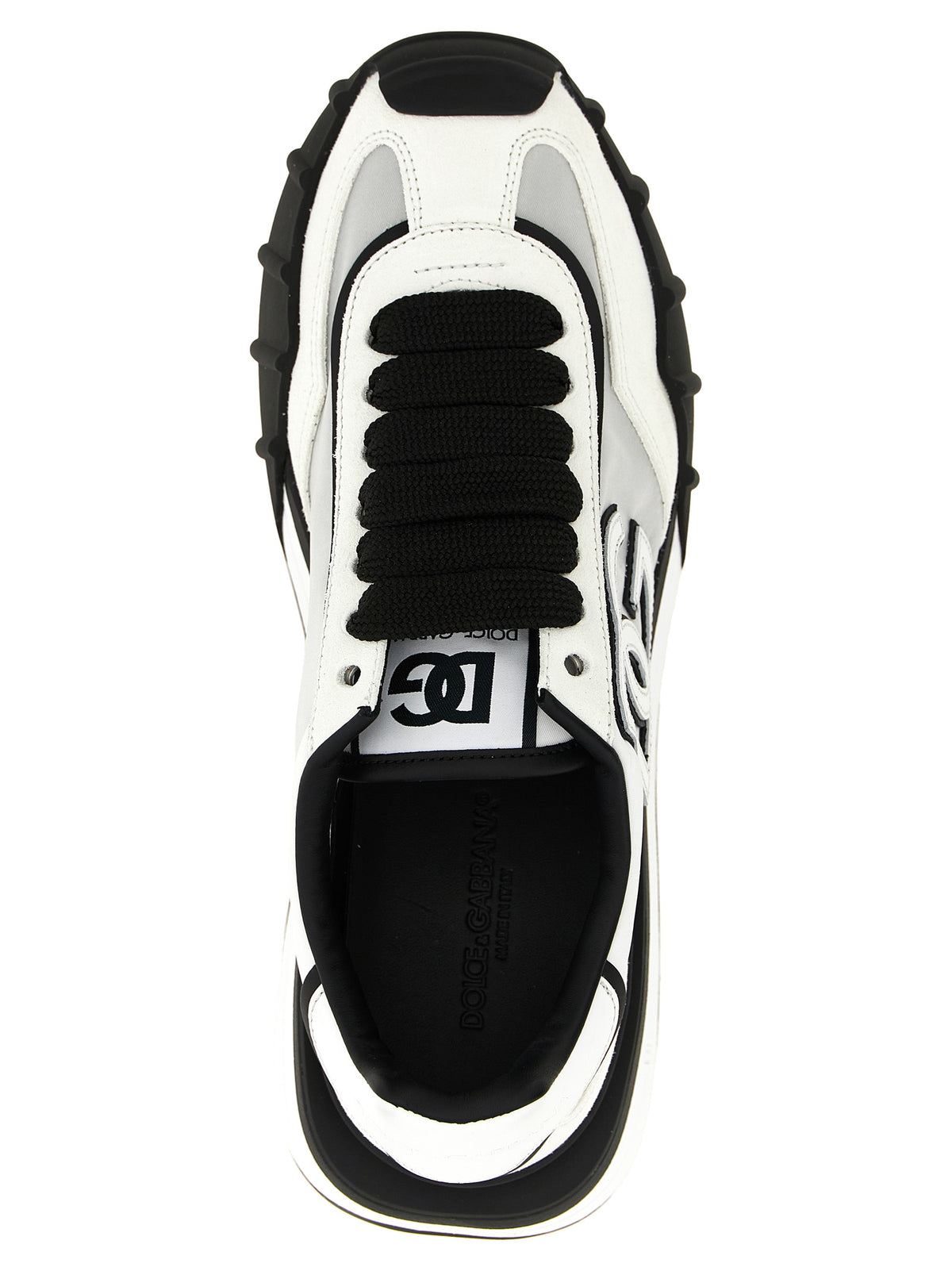 Dolce & Gabbana Two-Tone Athletic-Style Polyamide Sneakers