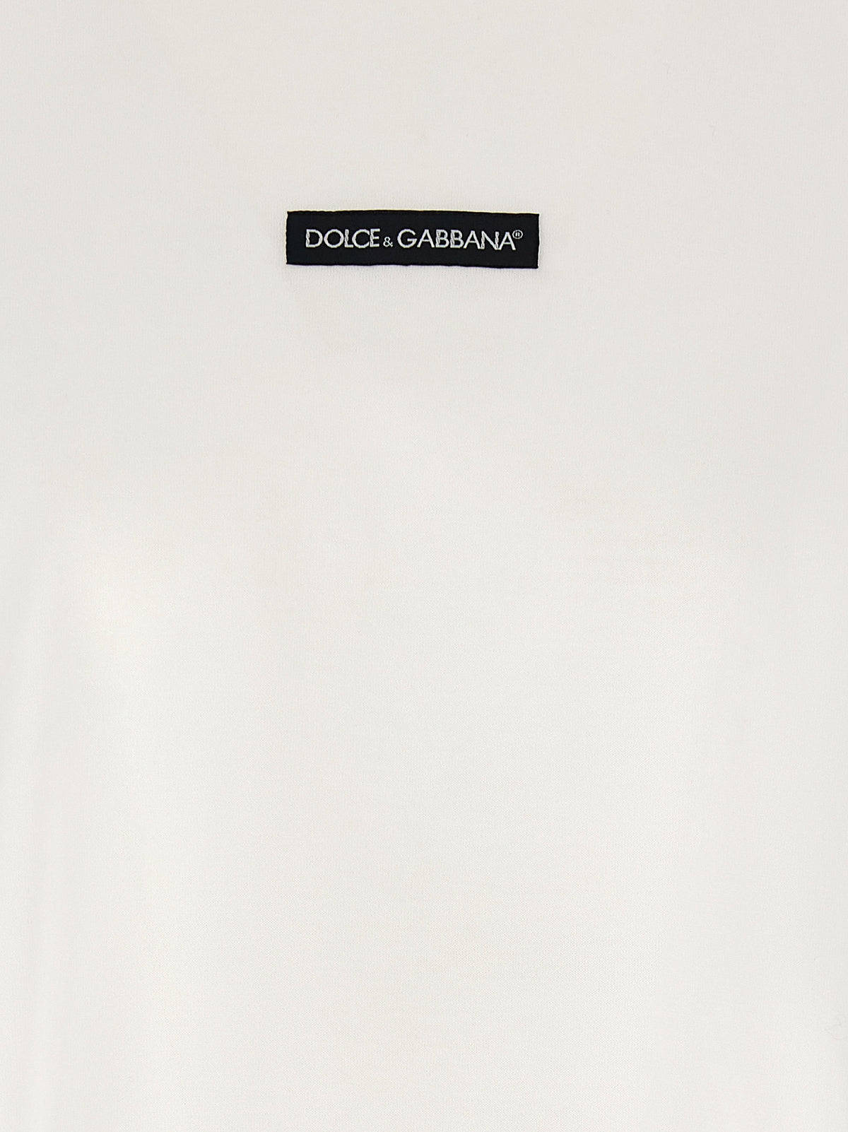 Dolce & Gabbana Weißes Baumwoll-T-Shirt