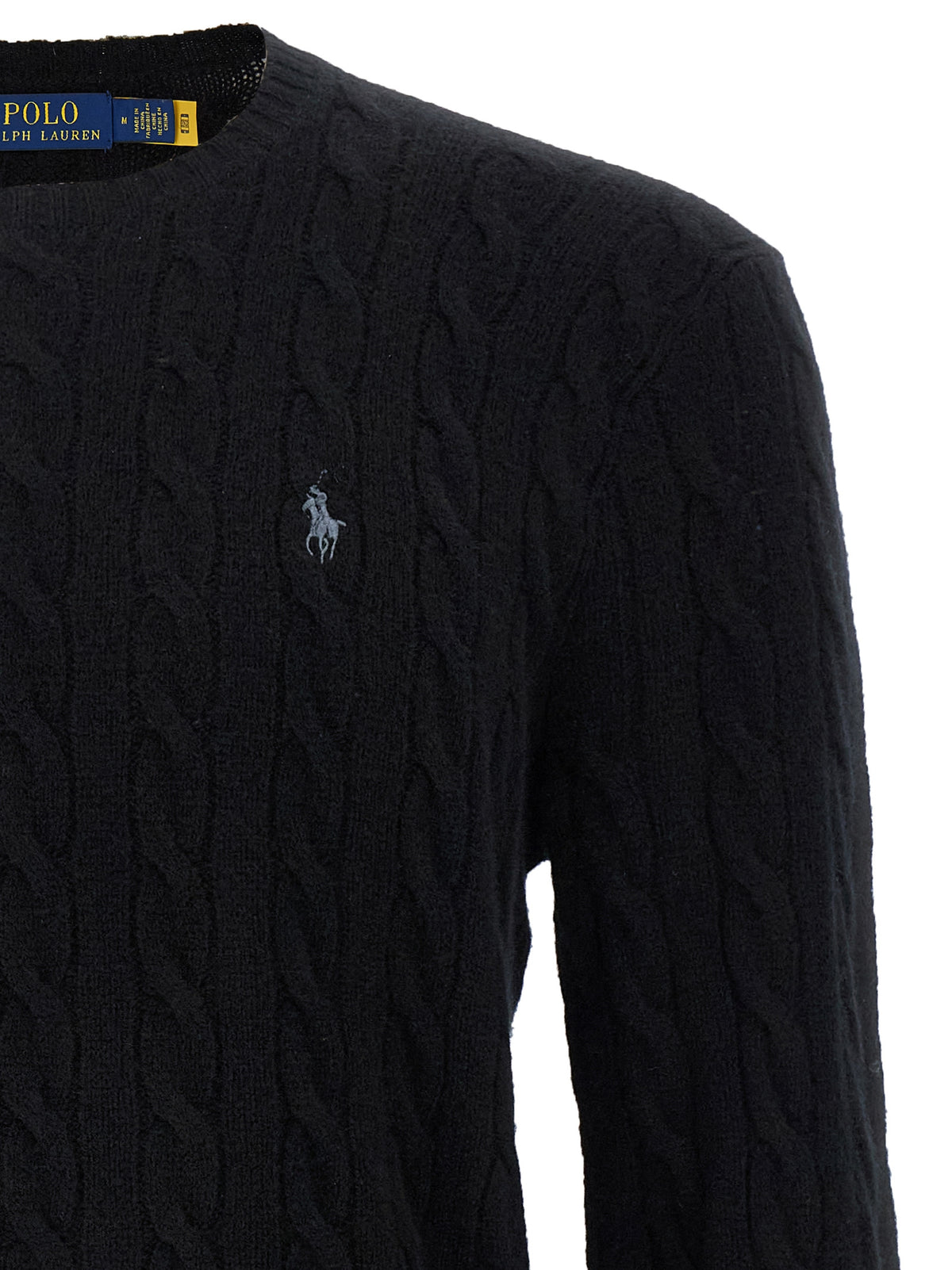 Polo Ralph Lauren Schwarzer Wollcardigan