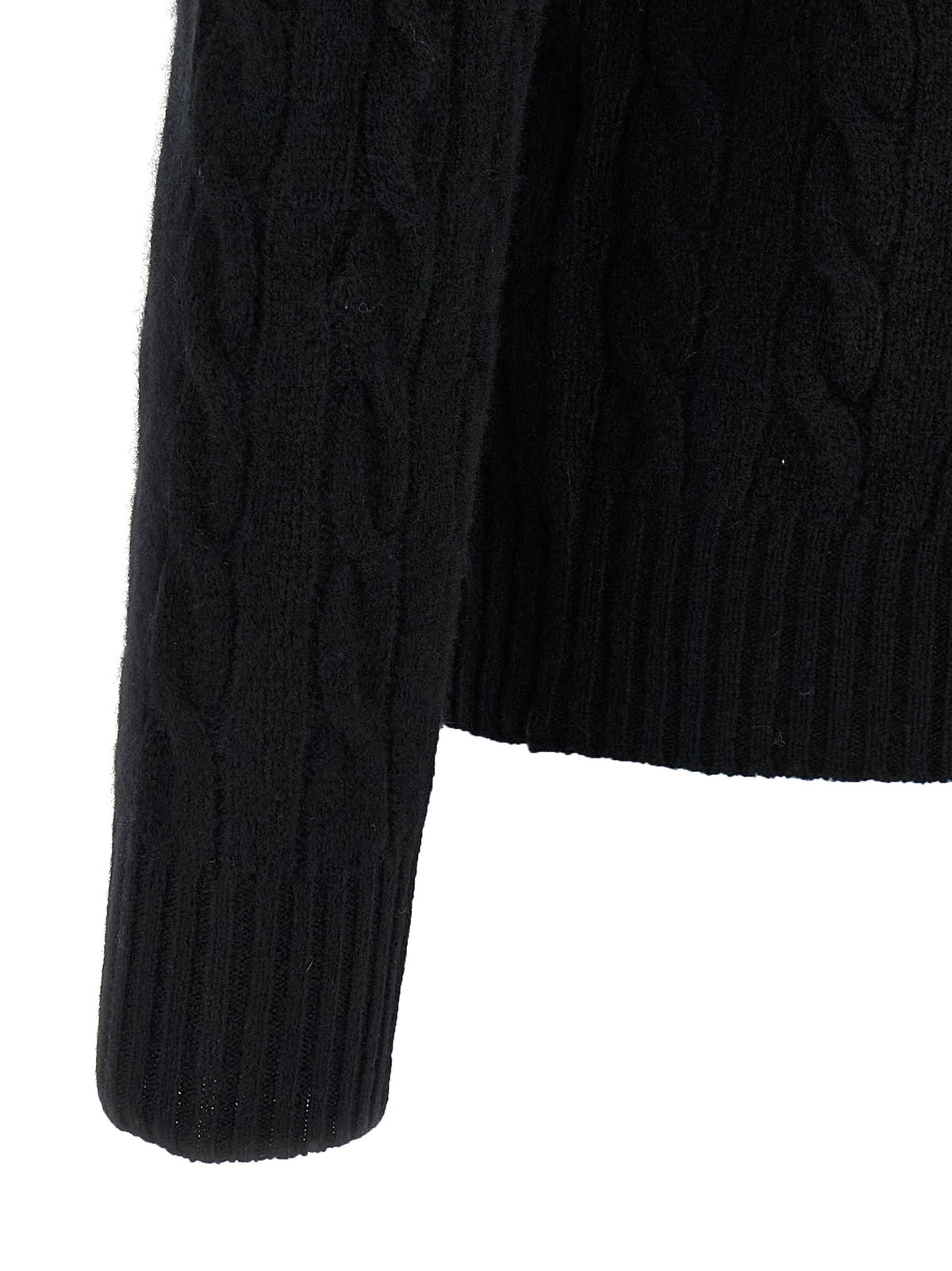 Polo Ralph Lauren Schwarzer Wollcardigan