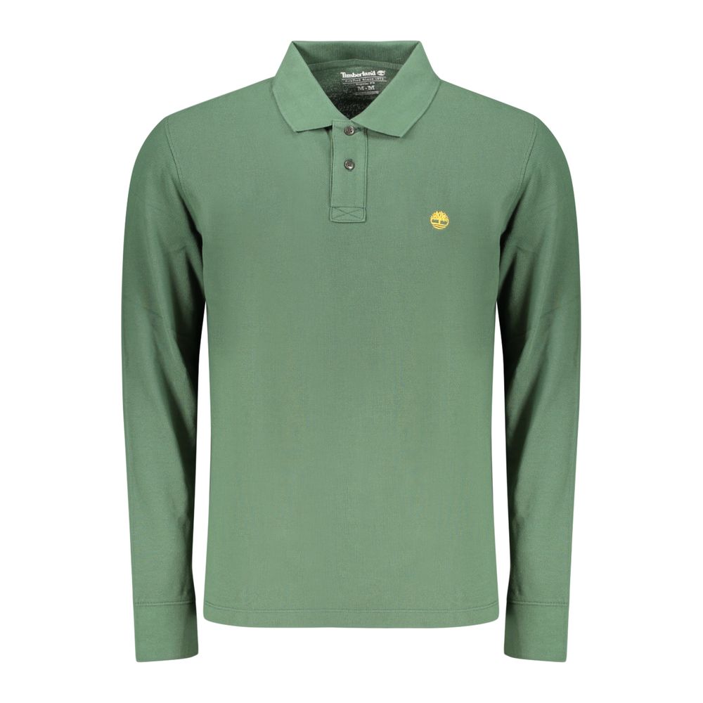 Timberland Grünes Polohemd aus Baumwolle