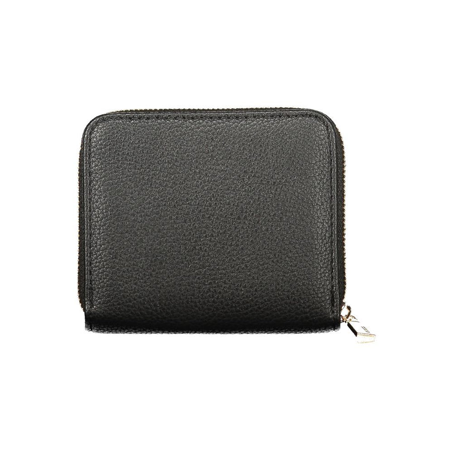 Guess Jeans Schwarzes Portemonnaie aus Polyethylen