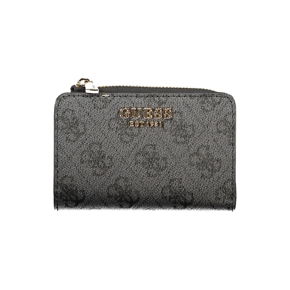 Guess Jeans Schwarzes Portemonnaie aus Polyethylen