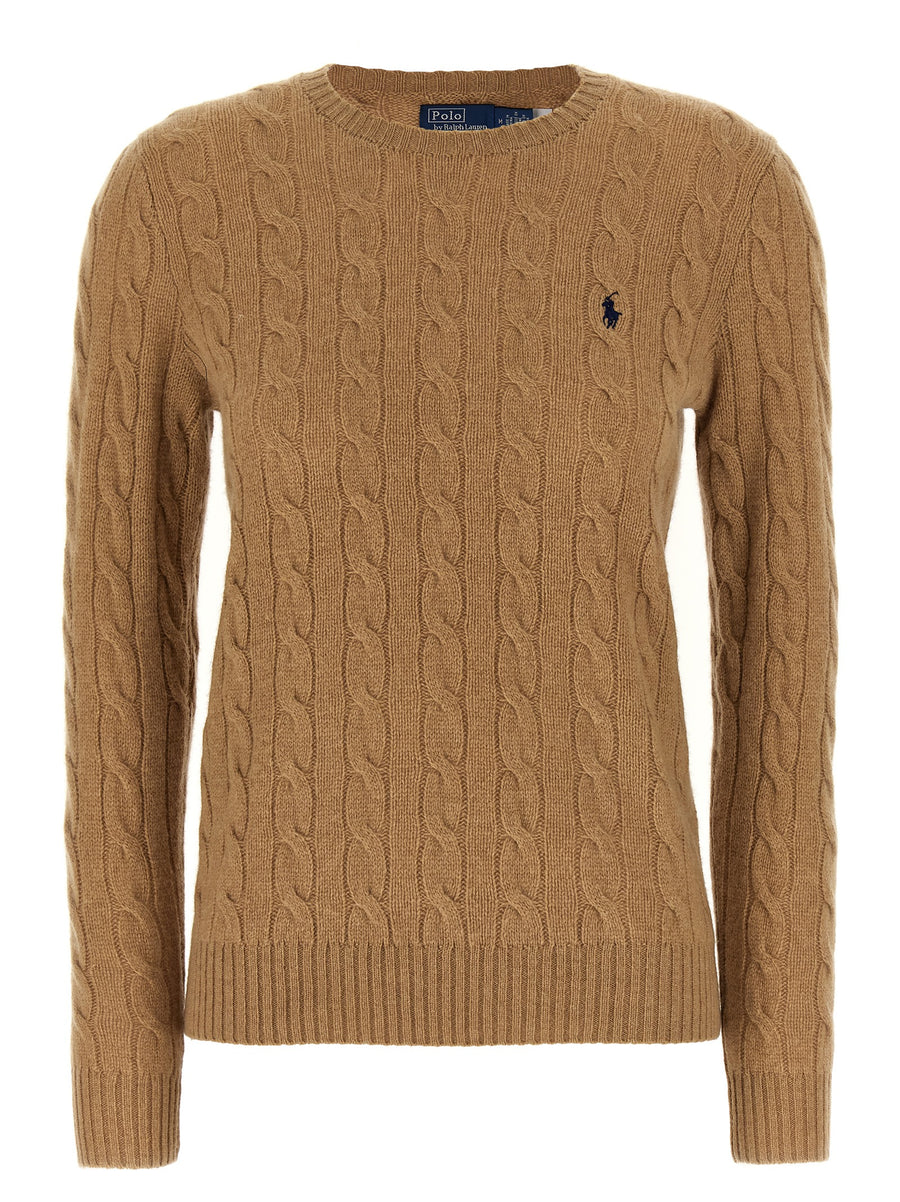 Polo Ralph Lauren Beige Wollstrickjacke