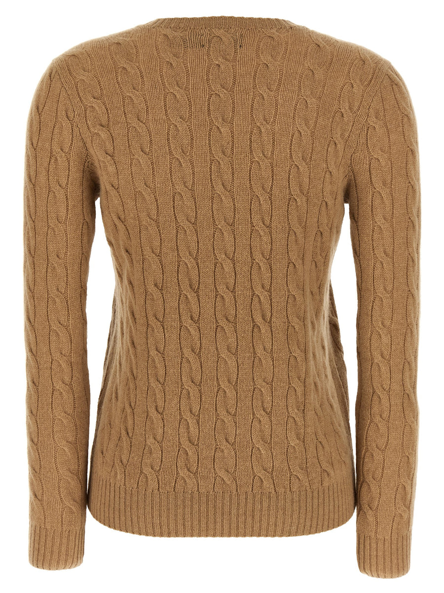 Polo Ralph Lauren Beige Wollstrickjacke