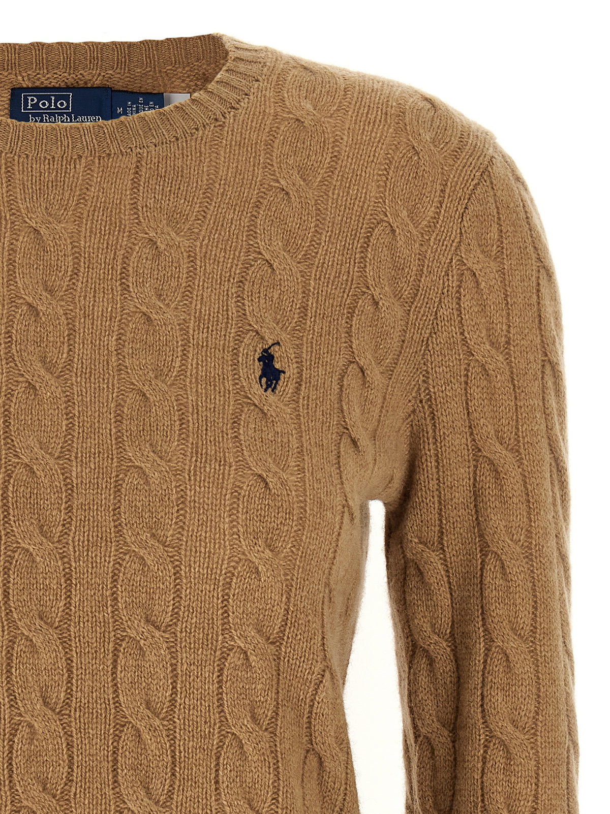 Polo Ralph Lauren Beige Wollstrickjacke