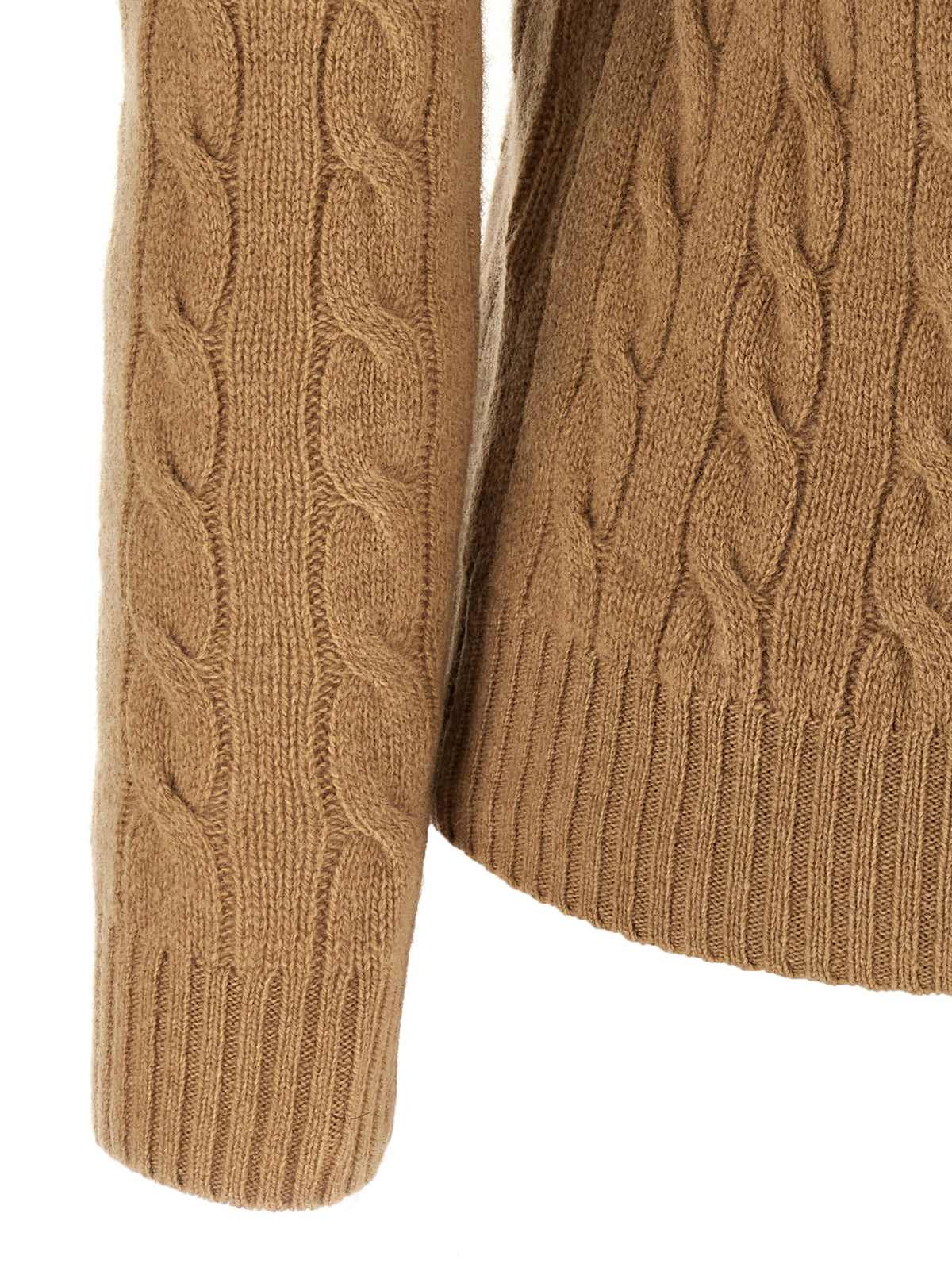 Polo Ralph Lauren Beige Wollstrickjacke