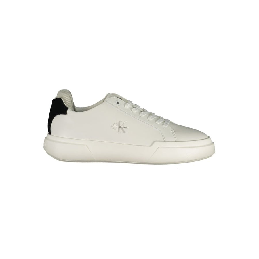 Calvin Klein Weißer Herren-Sneaker aus Polyurethan