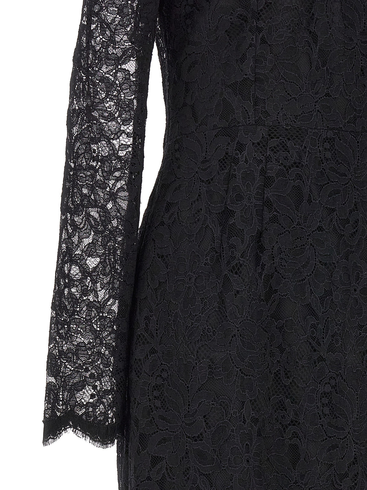 Dolce & Gabbana Schwarzes Polyamid-Freizeitkleid
