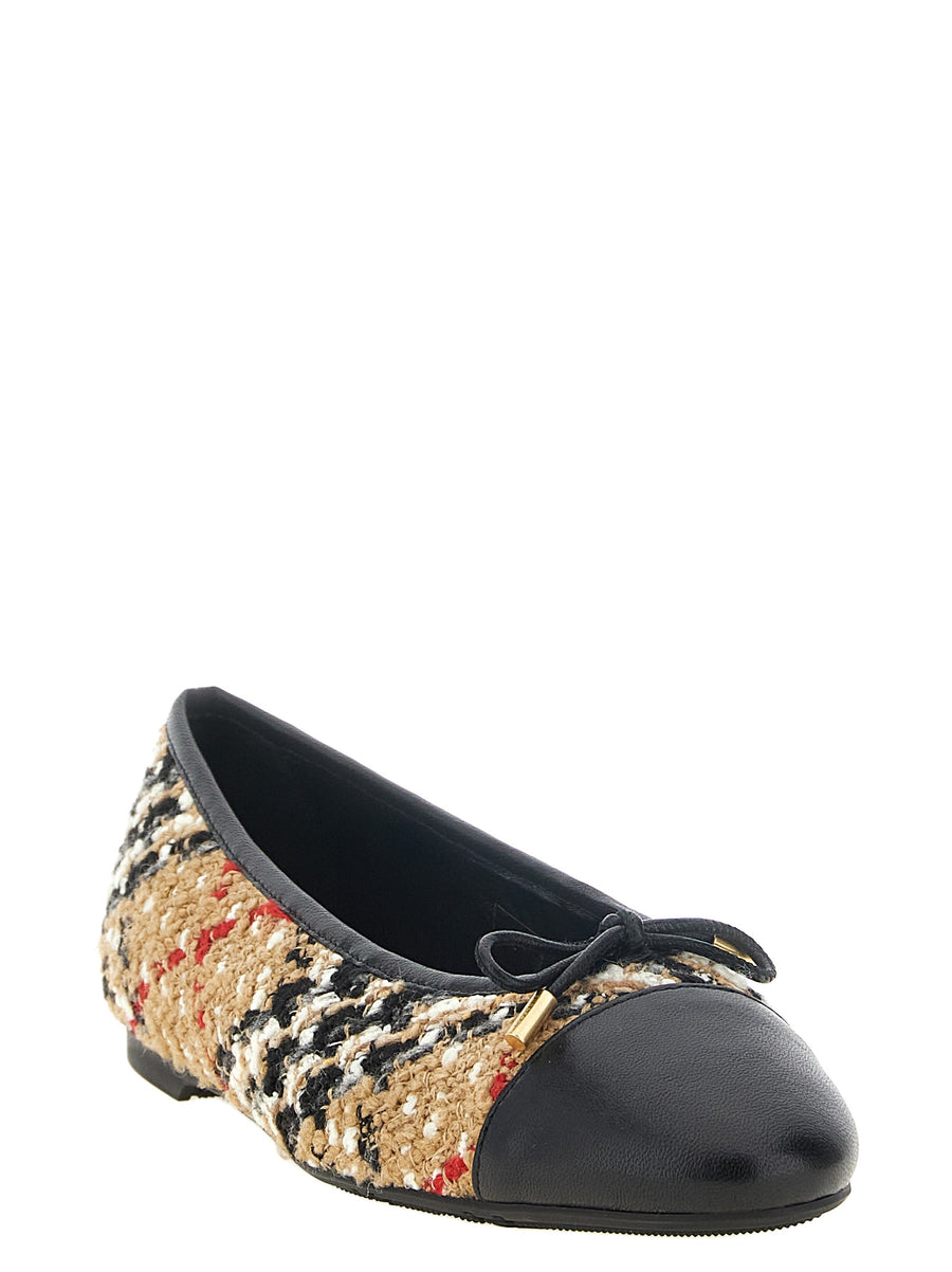 Burberry Mehrfarbige Ballerinas aus Polyester