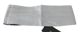 Dolce & Gabbana Grauer Herren Taillengürtel 100% Seide Kummerbund