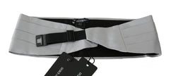 Dolce & Gabbana Grauer Herren Taillengürtel 100% Seide Kummerbund