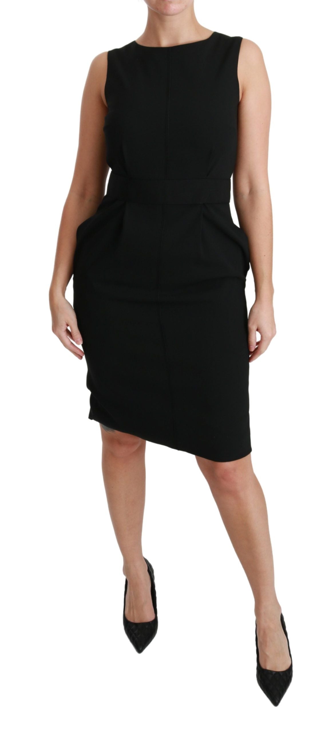Dolce & Gabbana Black Stretch Sheath Dress for the Ball