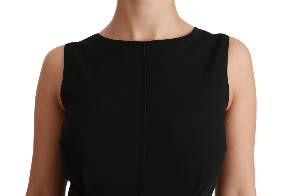 Dolce & Gabbana Black Stretch Sheath Dress for the Ball