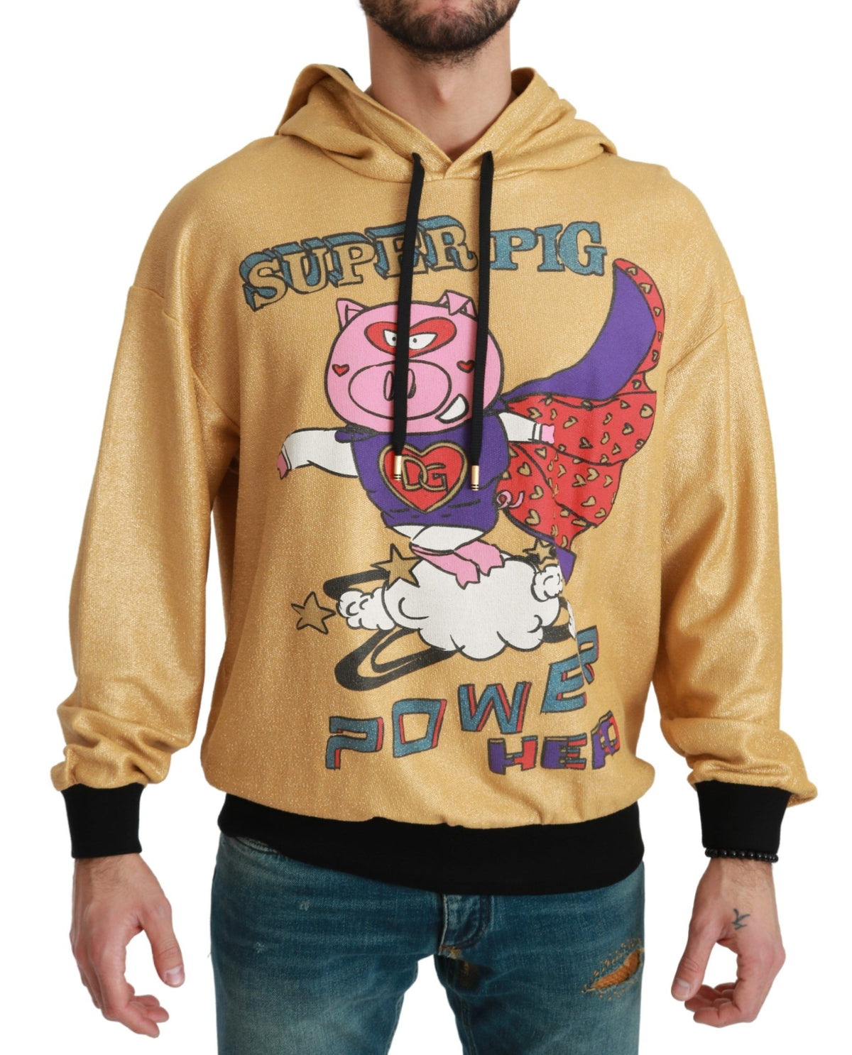 Dolce & Gabbana Goldschwein des Jahres Kapuzenpulli