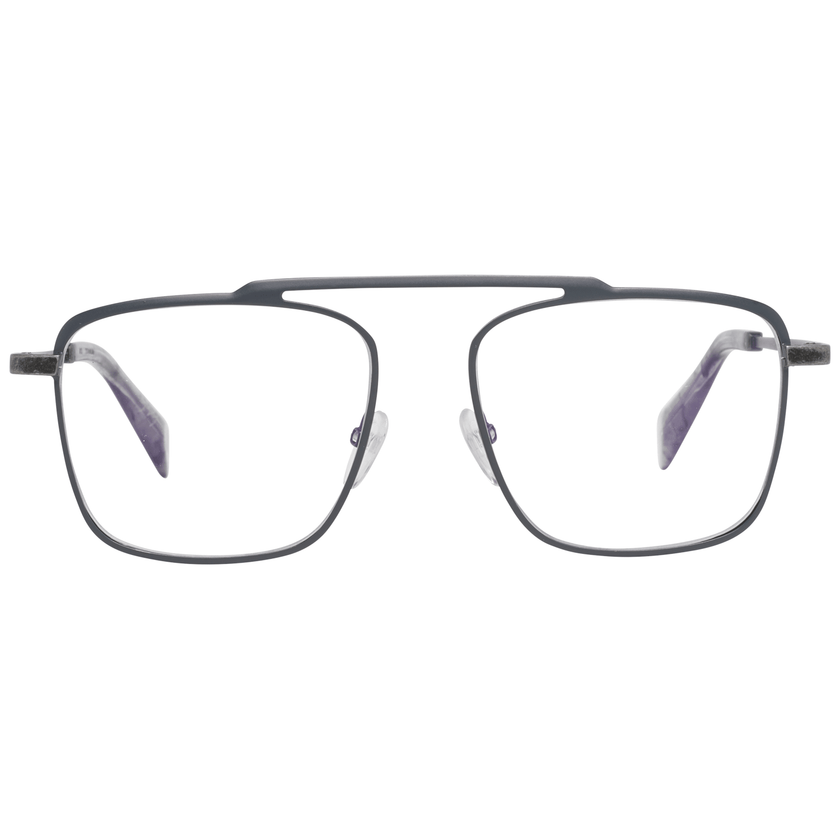 Yohji Yamamoto Graue Titan-Brillenfassung