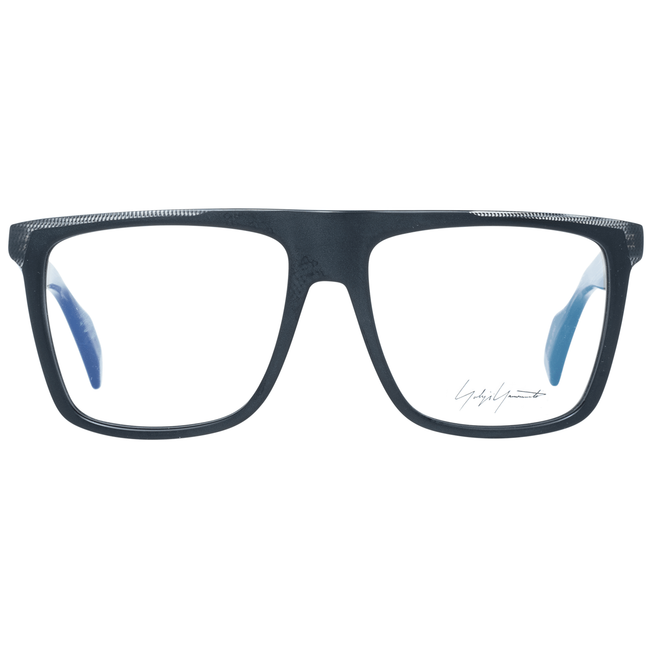 Yohji Yamamoto Schwarze Kunststoffbrille (Gestell)