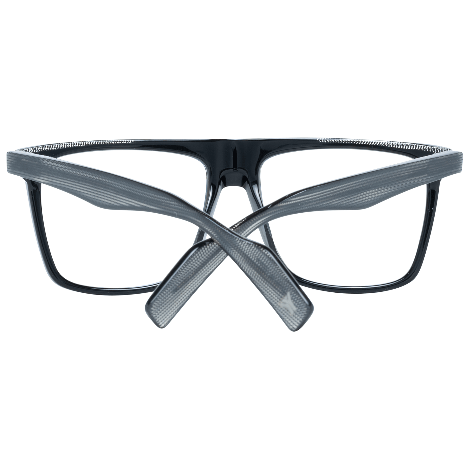 Yohji Yamamoto Schwarze Kunststoffbrille (Gestell)