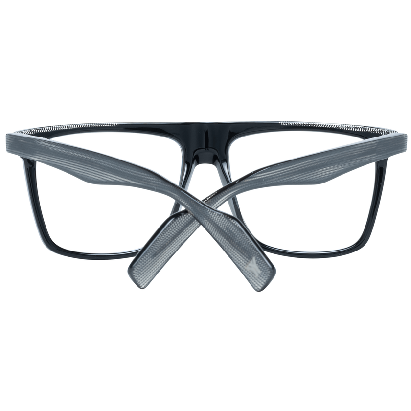 Yohji Yamamoto Schwarze Kunststoffbrille (Gestell)