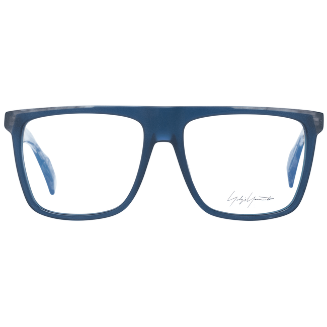 Yohji Yamamoto Blaue Kunststoffbrille (Gestell)