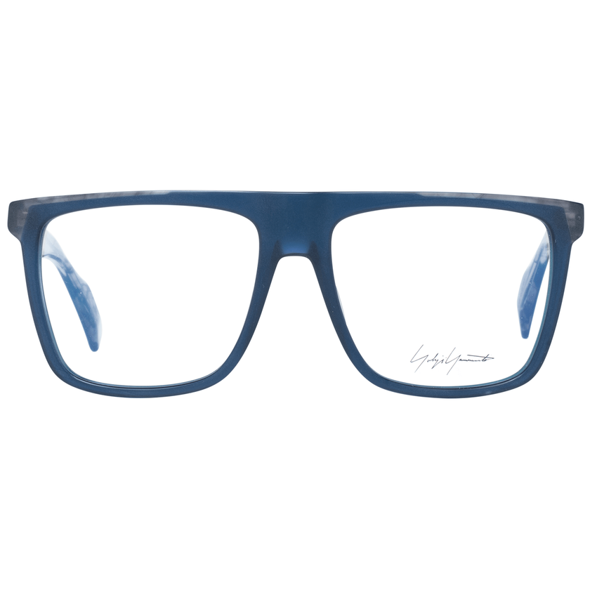 Yohji Yamamoto Blaue Kunststoffbrille (Gestell)