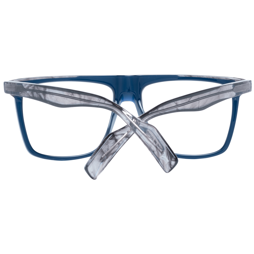 Yohji Yamamoto Blaue Kunststoffbrille (Gestell)