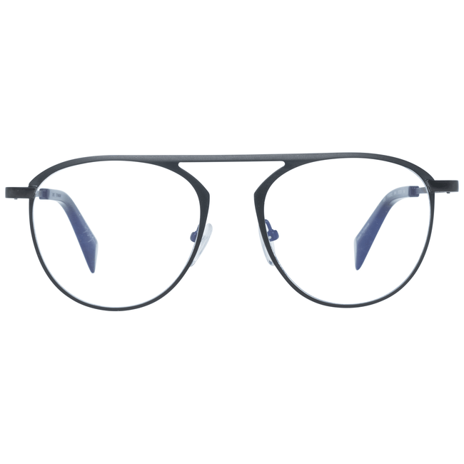 Yohji Yamamoto Schwarze Kunststoffbrille (Gestell)