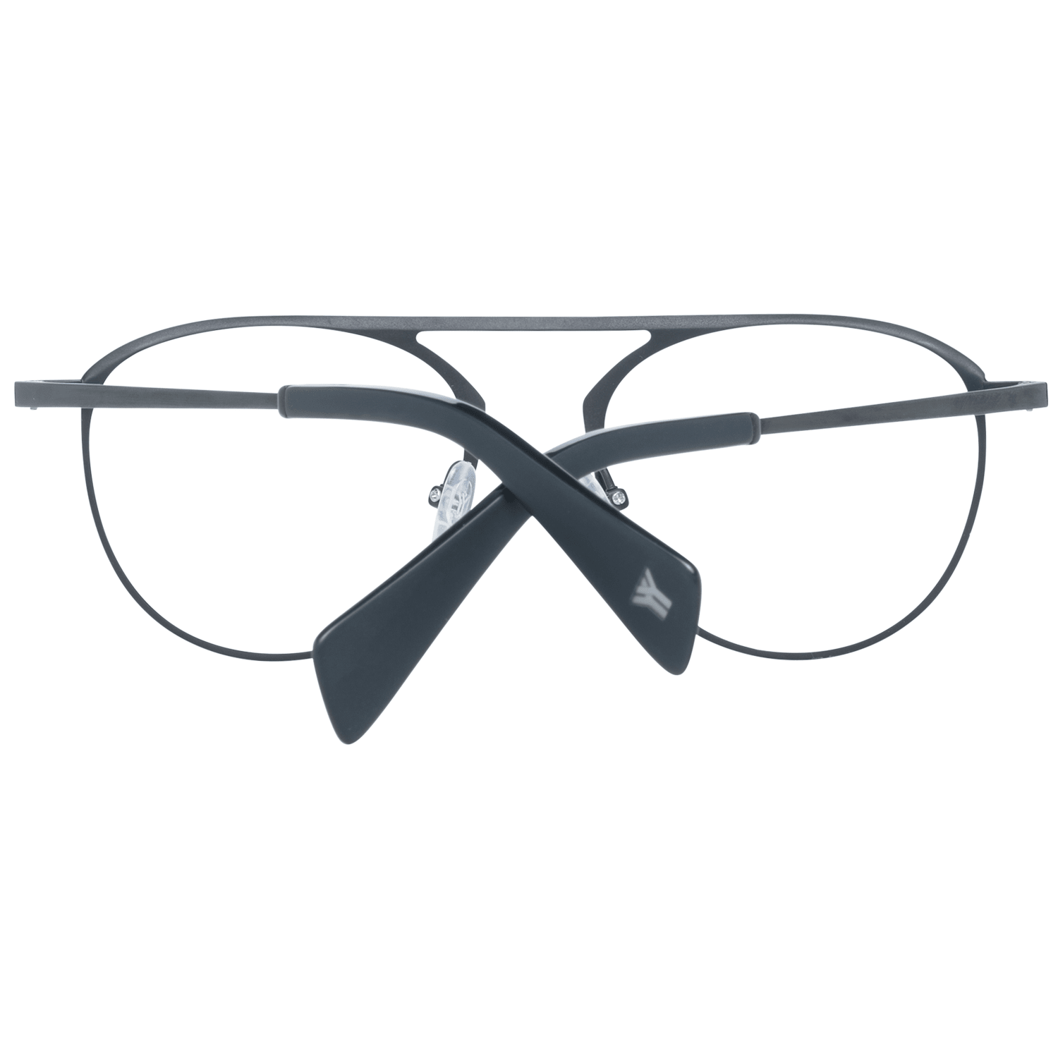 Yohji Yamamoto Schwarze Kunststoffbrille (Gestell)