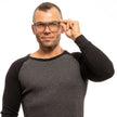 Yohji Yamamoto Braune Kunststoffbrille (Fassung)