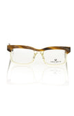 Frankie Morello Braune Herrenbrille aus Acetat