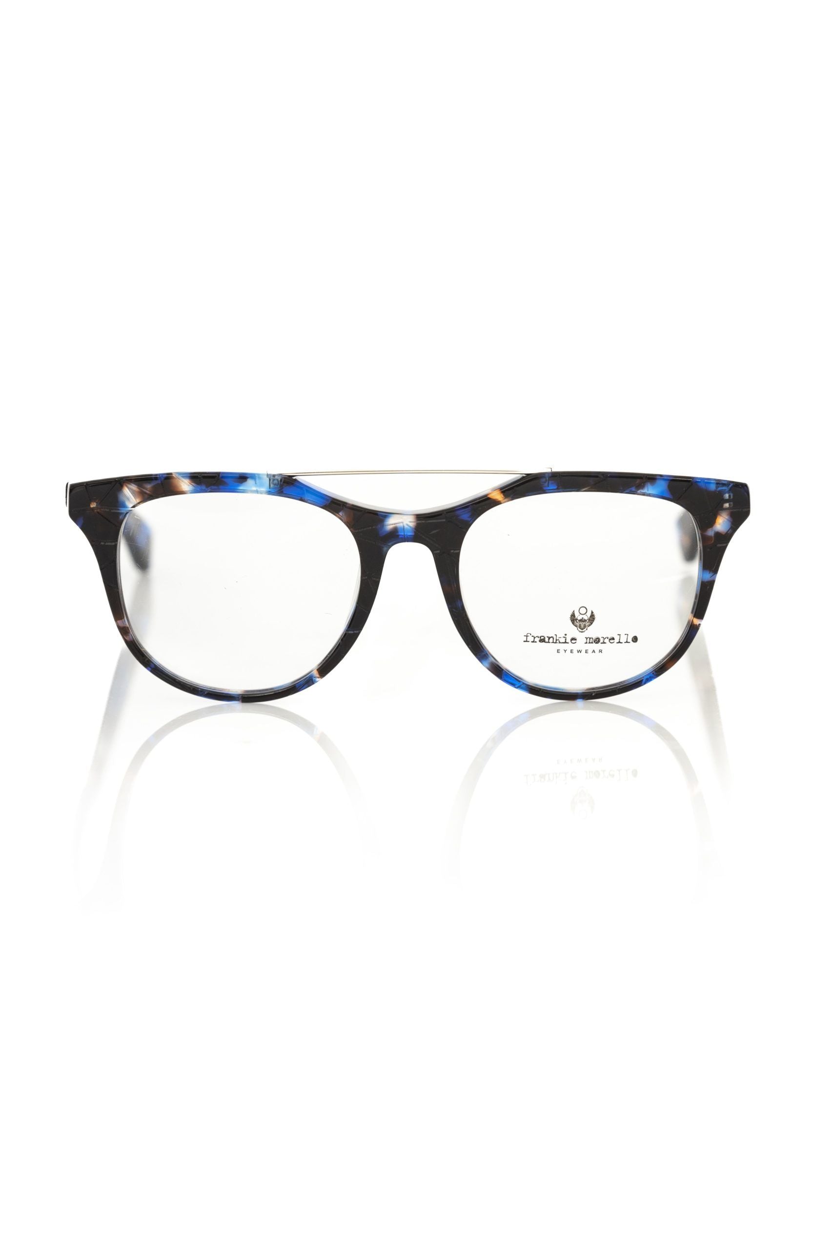 Frankie Morello Blaues Herren-Acetatgestell