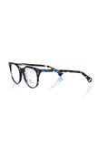 Frankie Morello Blaues Herren-Acetatgestell