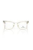 Frankie Morello Goldene Metallfaser-Brille für Herren