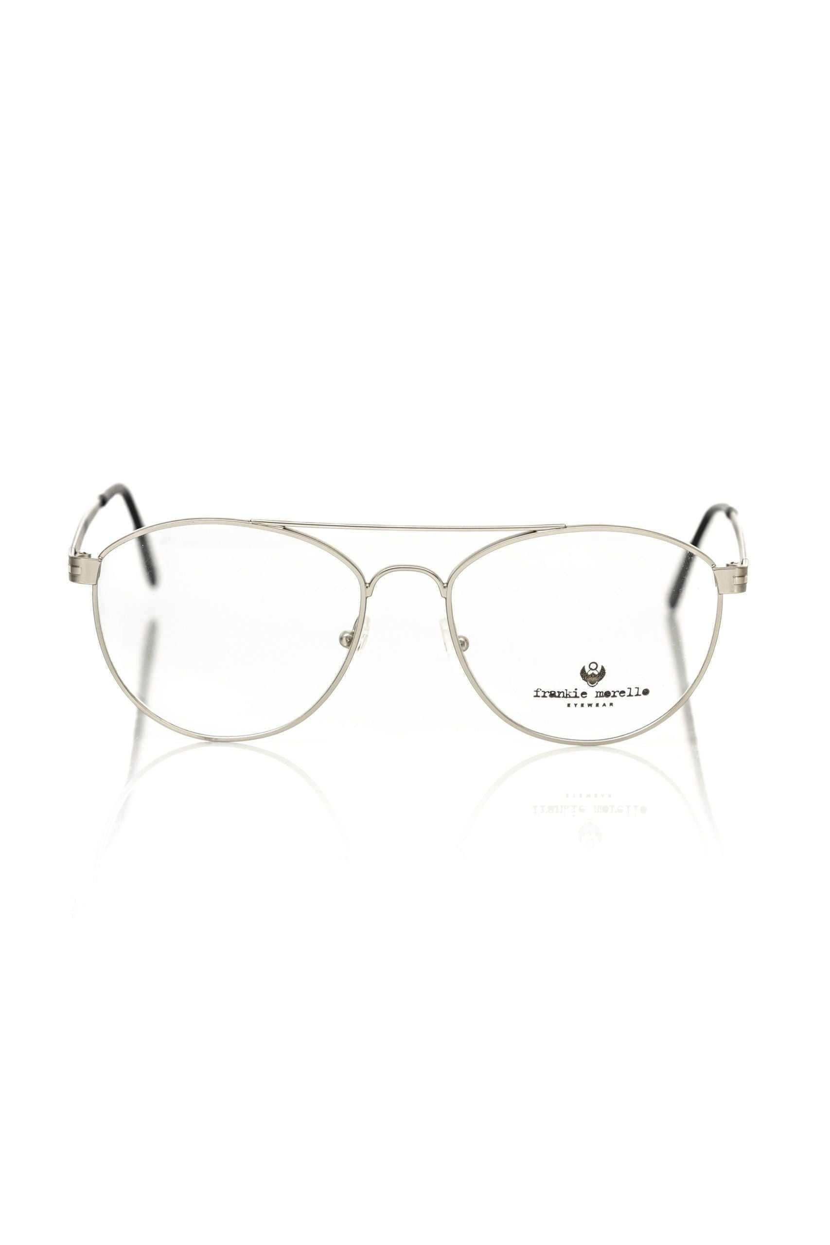 Frankie Morello Silbermetallische Unisex-Fassung