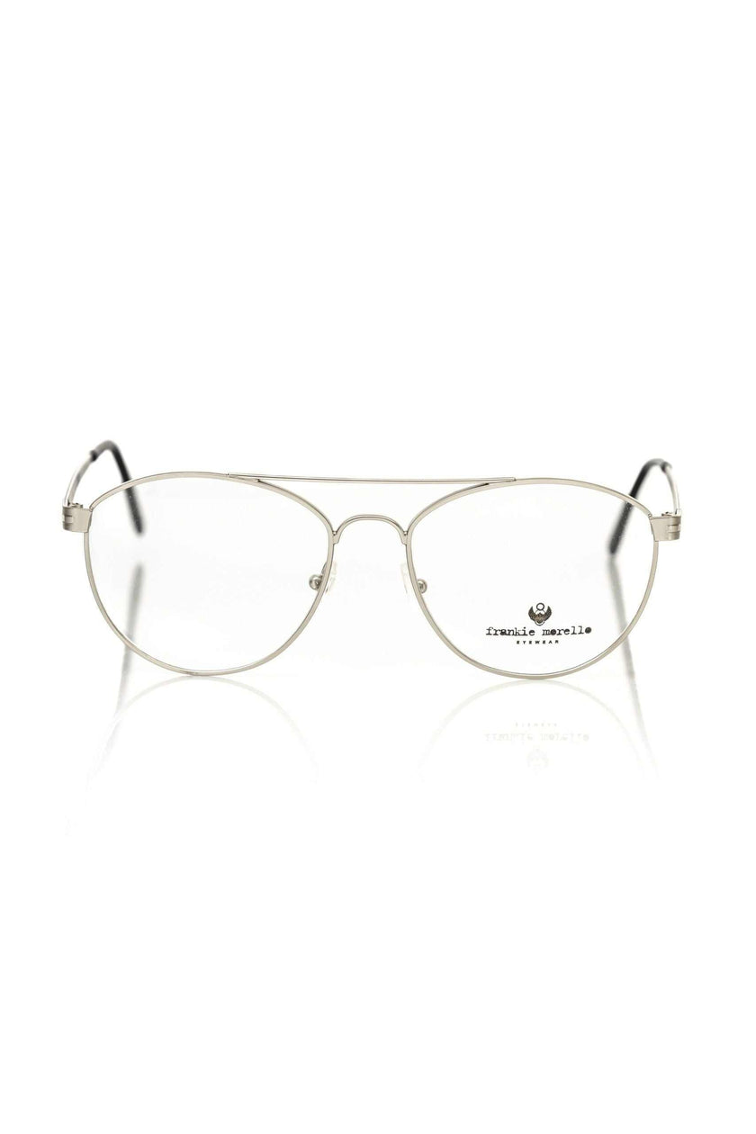 Frankie Morello Silbermetallische Unisex-Fassung