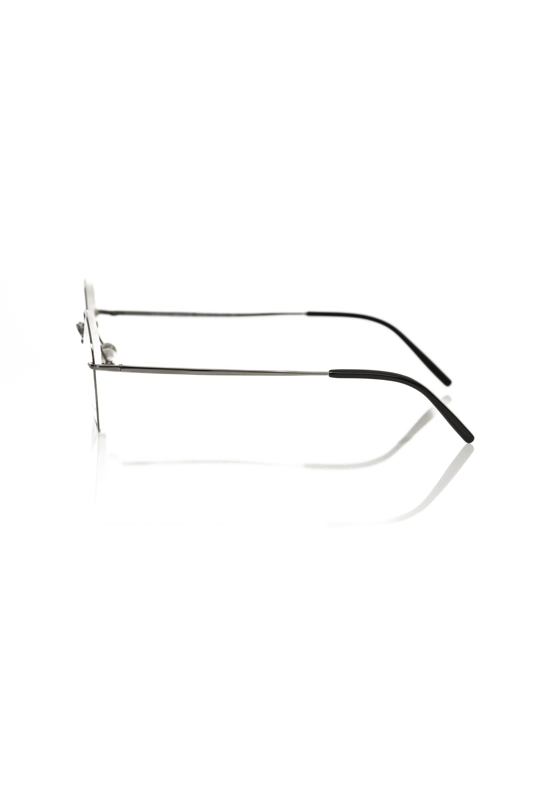 Frankie Morello Herrenbrille metallgrau aus Italien, elegantes und modernes Design