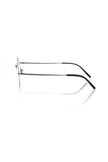 Frankie Morello Herrenbrille metallgrau aus Italien, elegantes und modernes Design