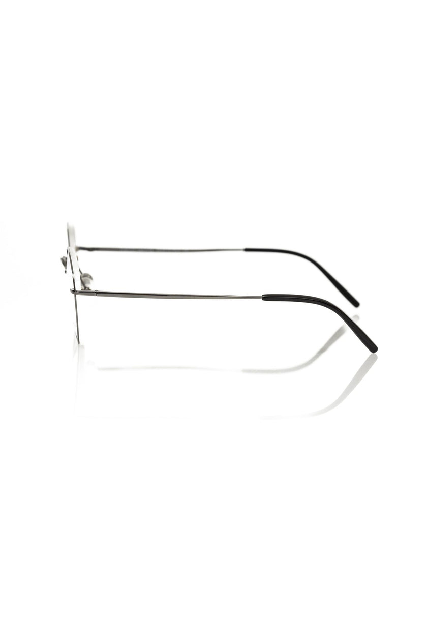 Frankie Morello Herrenbrille metallgrau aus Italien, elegantes und modernes Design