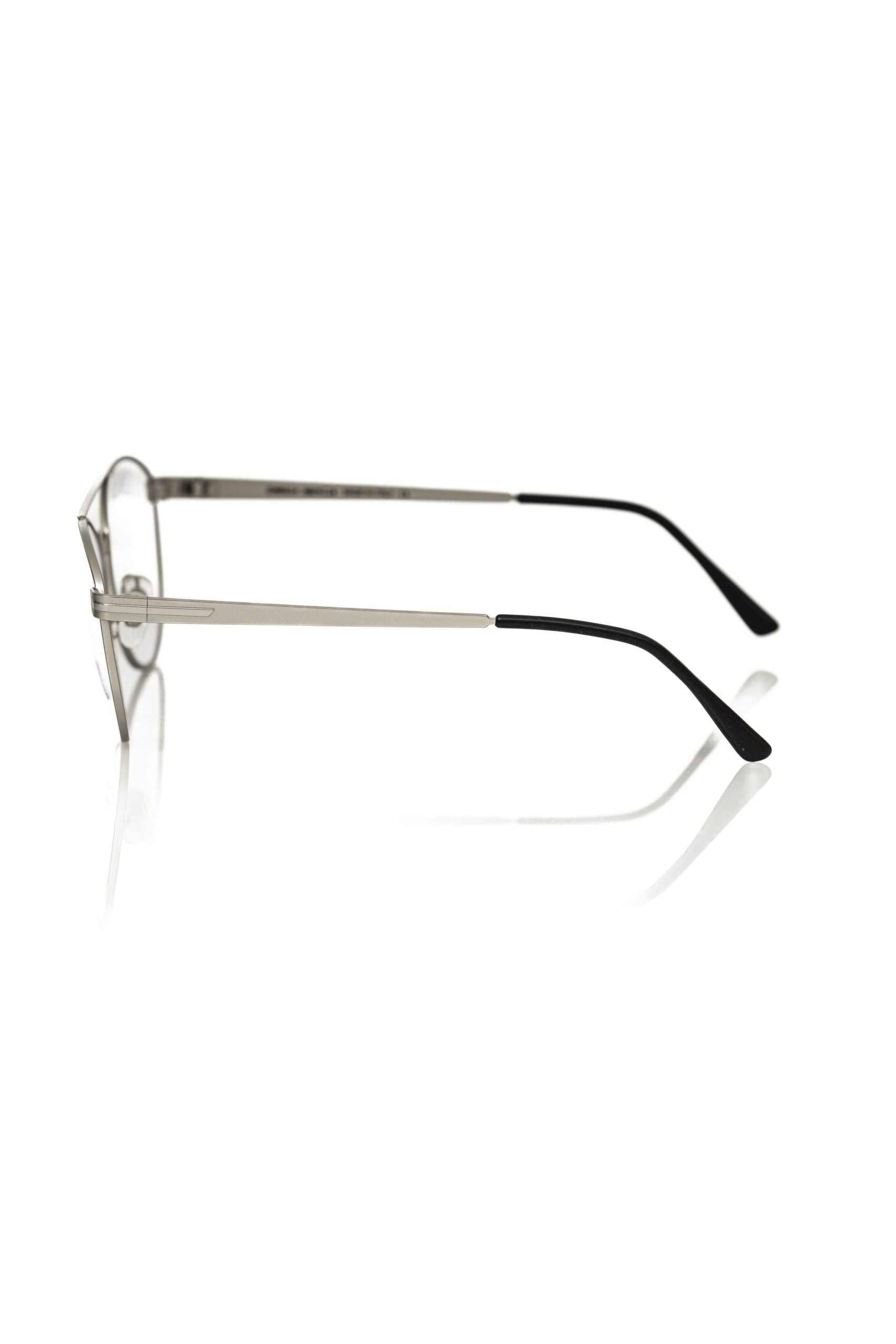 Frankie Morello Silbermetallische Unisex-Fassung