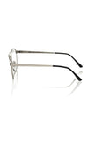 Frankie Morello Silbermetallische Unisex-Fassung