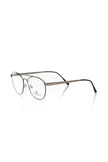 Frankie Morello Graue Metall-Brille für Herren