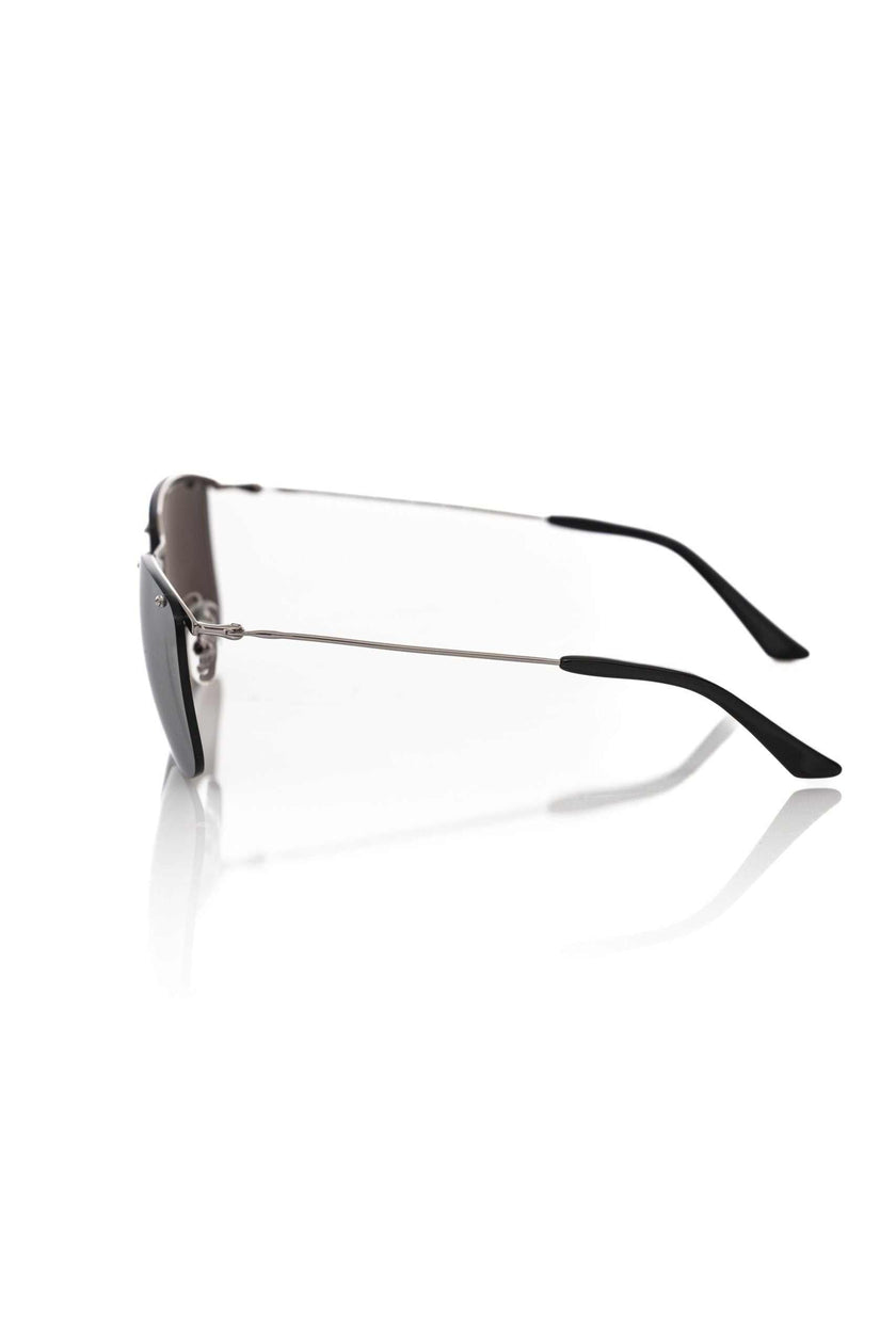 Frankie Morello Herren-Sonnenbrille mit silbernen Fasern